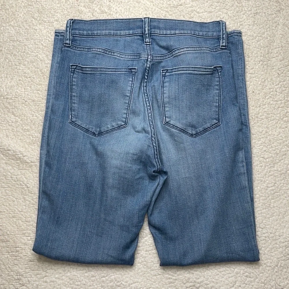 J Crew soft Denim Jeans Distressed ripped  High waist Size 28